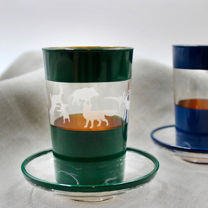 Tee & Espresso Glas grün